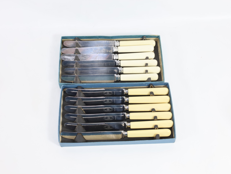 12 st engelske smørekniver