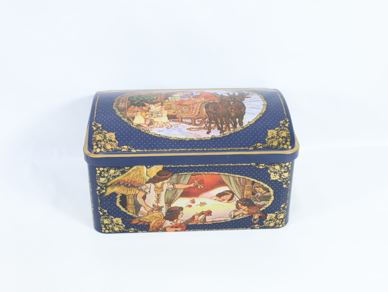 Tysk blikkboks med spilledåse