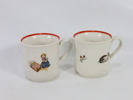 2 st barnekopper fra Porsgrund Porselen