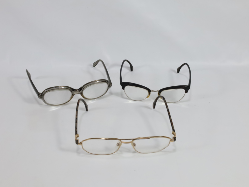 3 st eldre brillepar