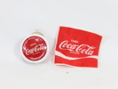 Eldre Coca Cola yo-yo og merkelapp