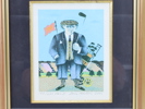 Golfer av Jan Baker - Serigrafi 182/280