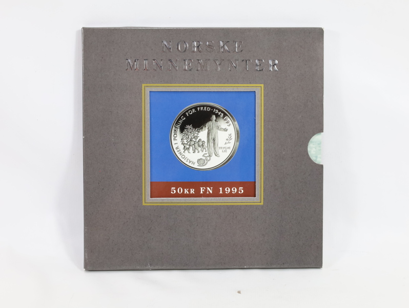 Norsk minne mynt 50kr 1995
