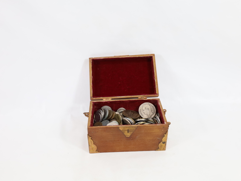Skrin med diverse mynt