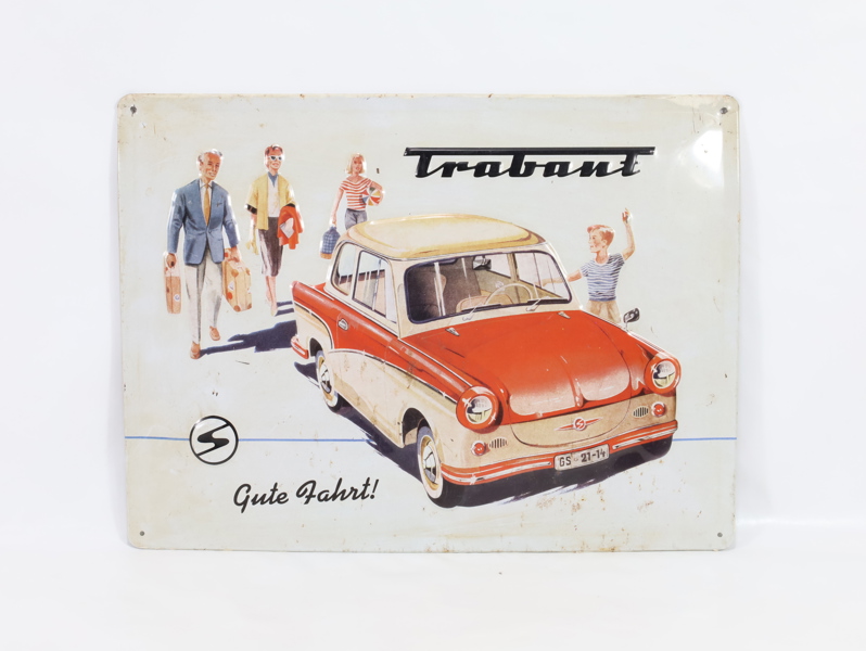 Trabant Blikkskilt 