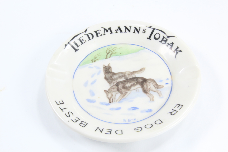 Tiedemann askebeger fra Porsgrunn porselen fra dyre serien.