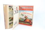 Innbundet bok med Dams Billed serie - Zane Grey - Nr. 1 til 12 1941