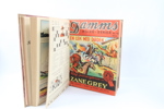 Innbundet bok med Dams Billed serie - Zane Grey - Nr. 1 til 12 1941