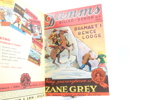 Innbundet bok med Dams Billed serie - Zane Grey - Nr. 1 til 12 1941