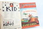 Innbundet bok med Dams Billed serie - Zane Grey - Nr. 1 til 12 1941