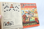 Innbundet bok med Dams Billed serie - Zane Grey - Nr. 1 til 12 1941