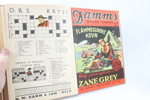 Innbundet bok med Dams Billed serie - Zane Grey - Nr. 1 til 12 1941