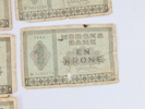 5 st Norsk 1 kr - 1943-1944