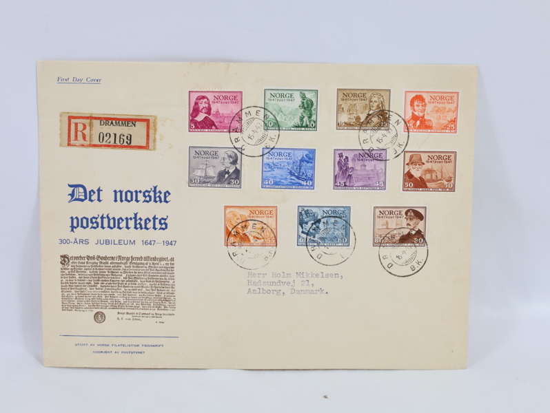 Førstedags brev - Drammen 15-4-47