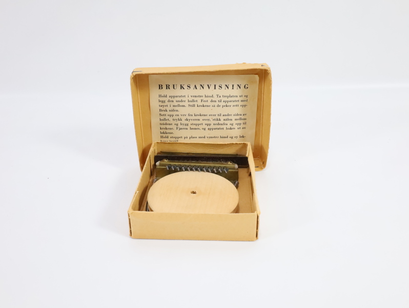 Antikt stoppapparat med original eske og bruksanvisning

