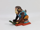 Vintage blikk-leke – Vind-op ape – TPS Japan
