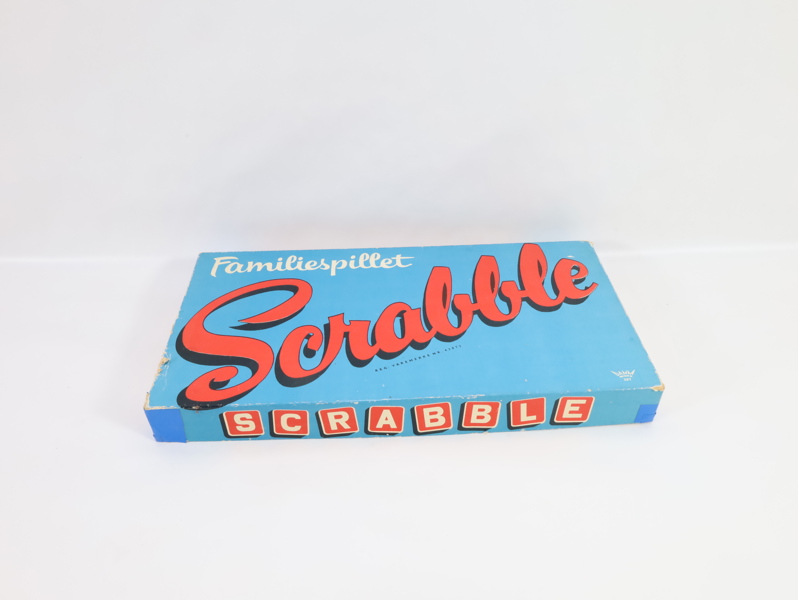 Vintage Scrabble familiespill – norsk utgave

