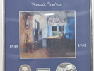 Harriet Backer minneutgave – innrammet motiv, frimerke og mynter (nr. 589/2500)