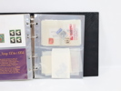 Samling med brev - kort - frimerker