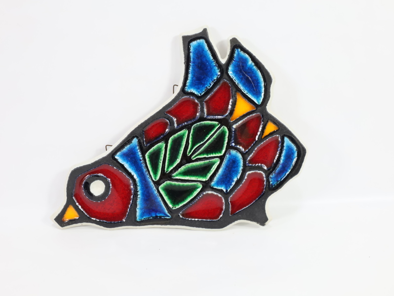 Porsgrund Porselen – veggdekor fugl