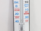 Tiedemanns Tobak – Cromwell C emaljert reklameskilt termometer (repro 2020)