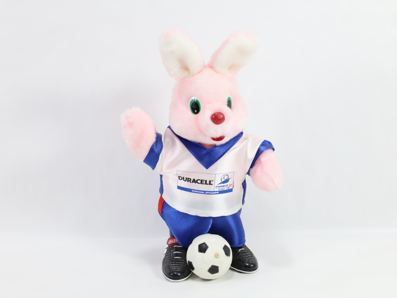 Duracell Bunny – France 98 World Cup fotballmaskot
