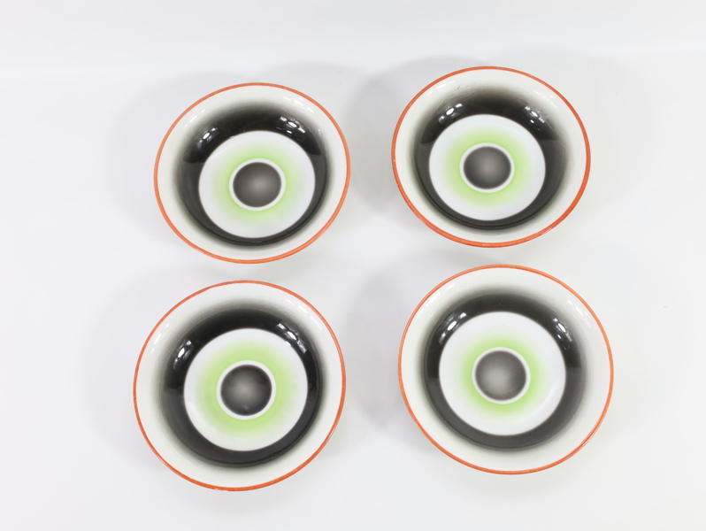 Porsgrund Porselen – 4 boller designet av Nora Gulbrandsen
