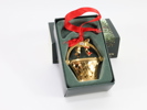 Georg Jensen juleornament – forgylt kurv med sløyfe (Christmas Classics)
