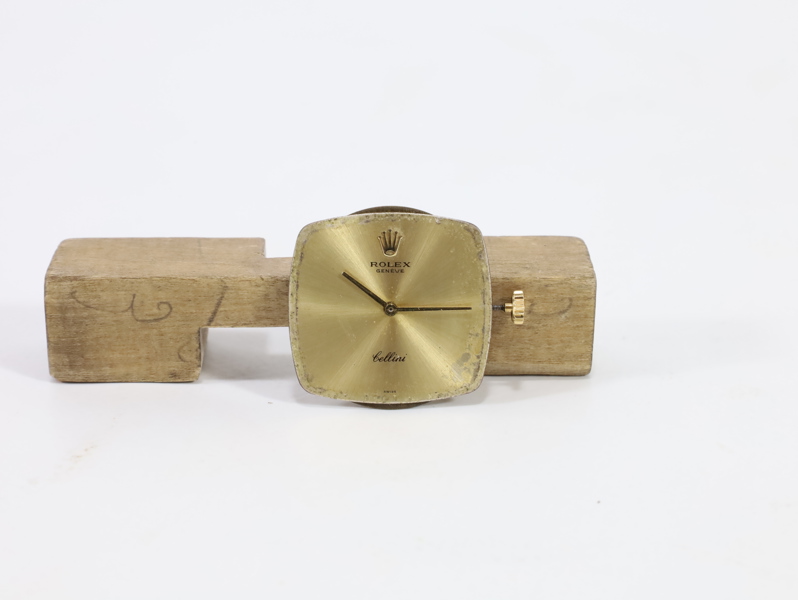 Rolex Cellini – originalt urverk med urskive og visere
