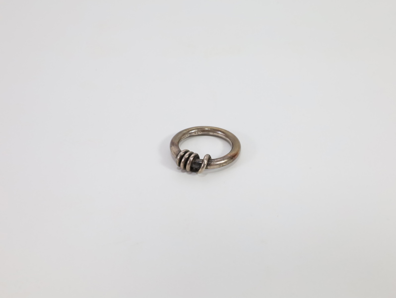 Raufe sølvring i 925 – minimalistisk design med tre ringer
