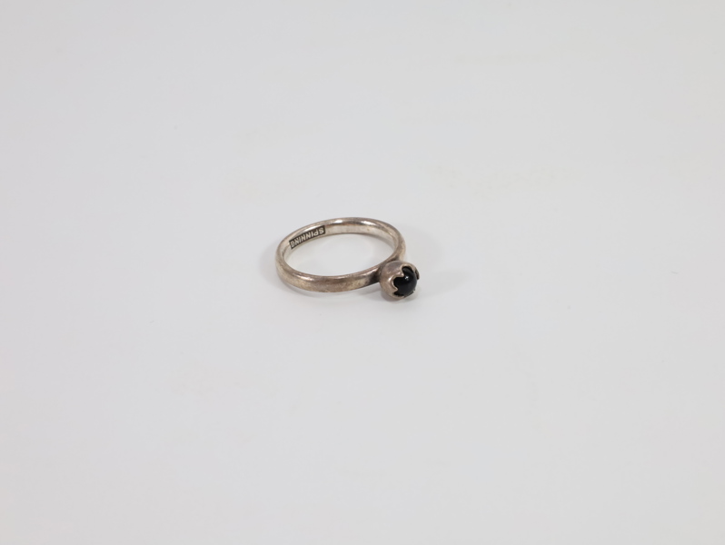 Vintage sølvring – HHN Spinning – stemplet 925
