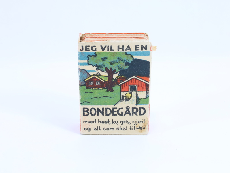 Vintage kortspill "Jeg vil ha en bondegård" – Ekso A/S, Oslo (ca. 1950–60-tallet)
