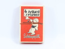Vintage kortspill "4 Mann i vinden" – Selskapsspill, ca. 1950–60-tallet