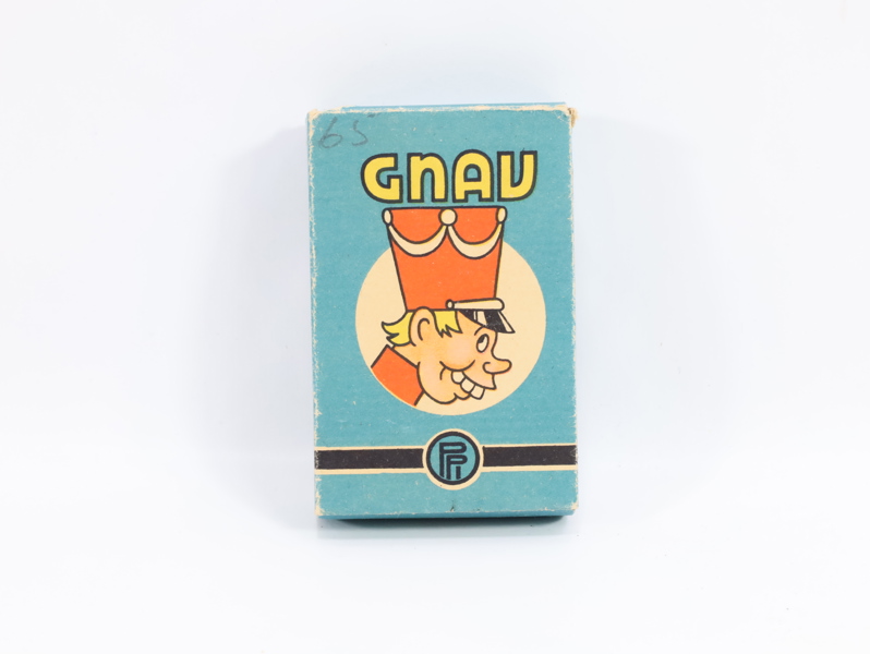 Vintage kortspill "GNAV" – PR-utgave med spilleregler, komplett (ca. 1960–70-tallet)

