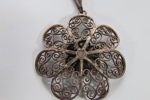 Blomsteranheng i filigran – sterling sølv 925s, håndlaget NAJ