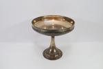 Sølvplett stettfat med gravering og dateringer 1891–1916
