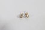 Øredobber i sølv 925 med knutemotiv