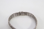 Armbånd i sølv 925 med vevd mønster