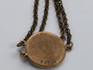 Eivind Hillestad – bronsehalskjede med rund anheng, stemplet EH Norway K85