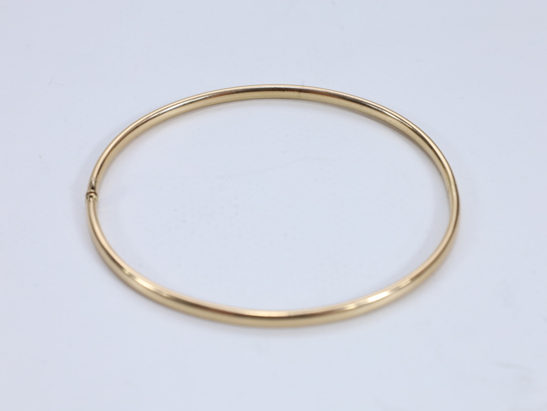 Armring i 14K gult gull, stemplet 585 BNH
