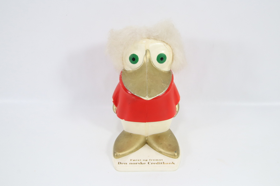 Sparebøsse “Den norske Creditbank” – Fauni Finland, ca. 1970-tallet
