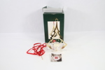 Holmegaard Golden Christmas lyseholder 2006 – gullfarget metall og glass