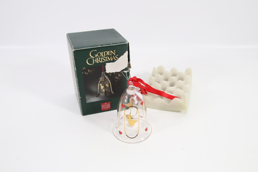 Holmegaard juleklokke 2003 – Golden Christmas
