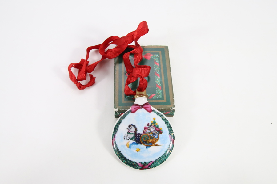 Royal Copenhagen juleornament 1989 – “Jingle Bells”
