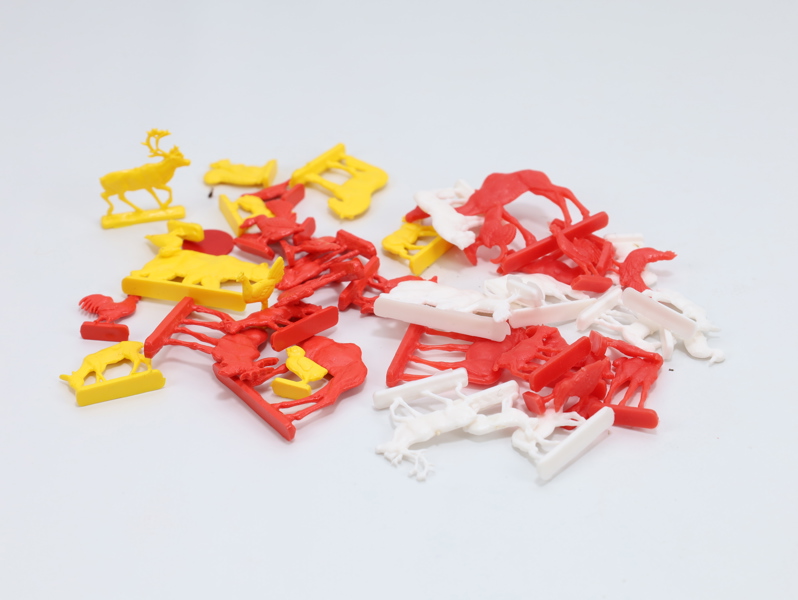 Tomte Lærdal plastfigurer – kalendergaver, 1950–60-tallet
