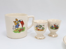 Stavanger Flint – sjeldent Disney barne-/frokostservise, 1950–60-tallet
