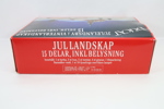 Ducat julelandsby i vinterlandskap, 15 deler med belysning
