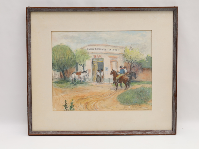 Einar Stang – Ved baren “Ramos Generales V. Lopez” (1956)
