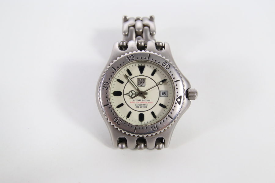 Elgin USA “Most Valuable Player” dykkerklokke, ca. 40 mm
