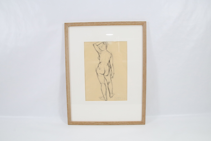 Margareta Hammerschlag – Stående kvinnelig akt, 1969
